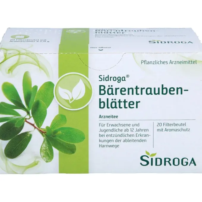 SIDROGA Bärentraubenblättertee Filterbeutel 20X2,0 g