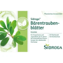 SIDROGA Bärentraubenblättertee Filterbeutel 20X2,0 g