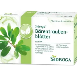 SIDROGA Bärentraubenblättertee Filterbeutel 20X2,0 g