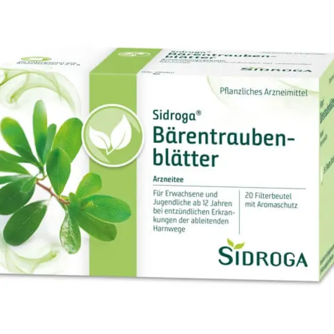 SIDROGA Bärentraubenblättertee Filterbeutel 20X2,0 g