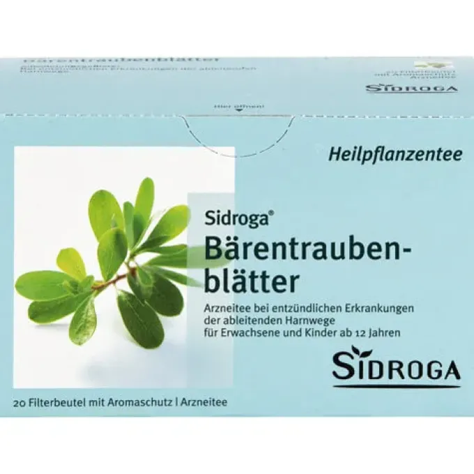 SIDROGA Bärentraubenblättertee Filterbeutel 20X2,0 g