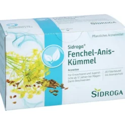SIDROGA Fenchel Anis Kümmel Tee Filterbeutel 40 g