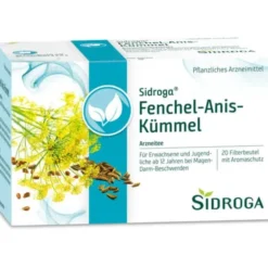 SIDROGA Fenchel Anis Kümmel Tee Filterbeutel 40 g