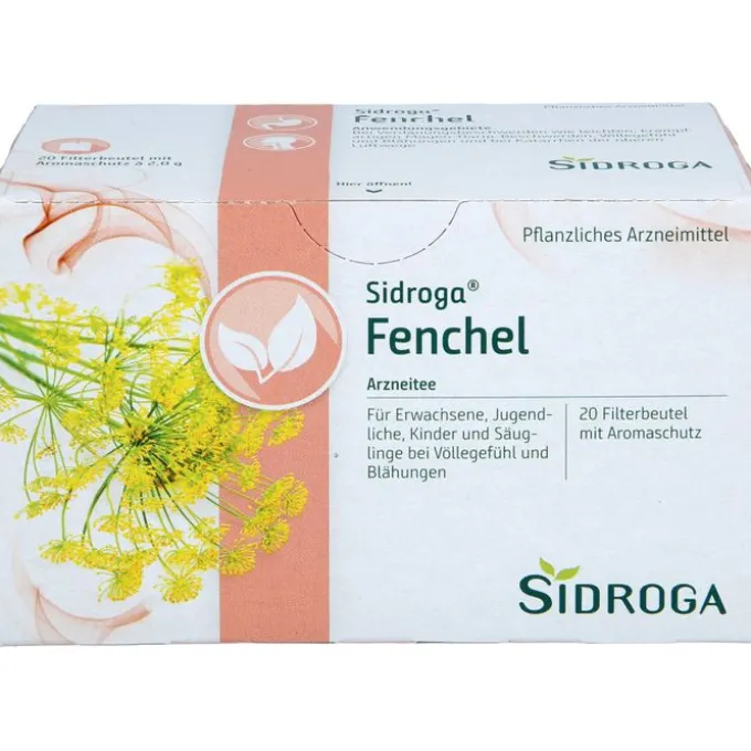 SIDROGA Fenchel Tee Filterbeutel 20X2,0 g