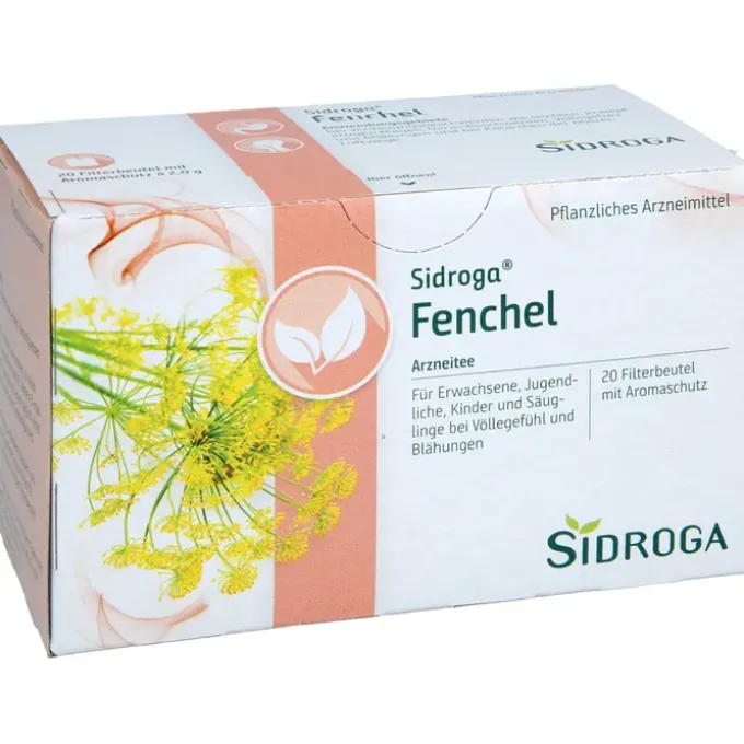 SIDROGA Fenchel Tee Filterbeutel 20X2,0 g