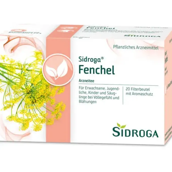 SIDROGA Fenchel Tee Filterbeutel 20X2,0 g