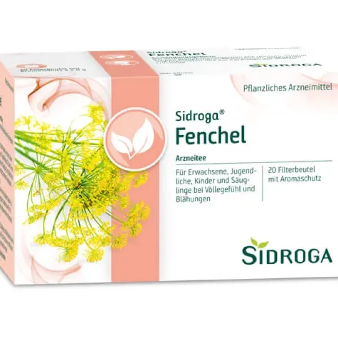 SIDROGA Fenchel Tee Filterbeutel 20X2,0 g