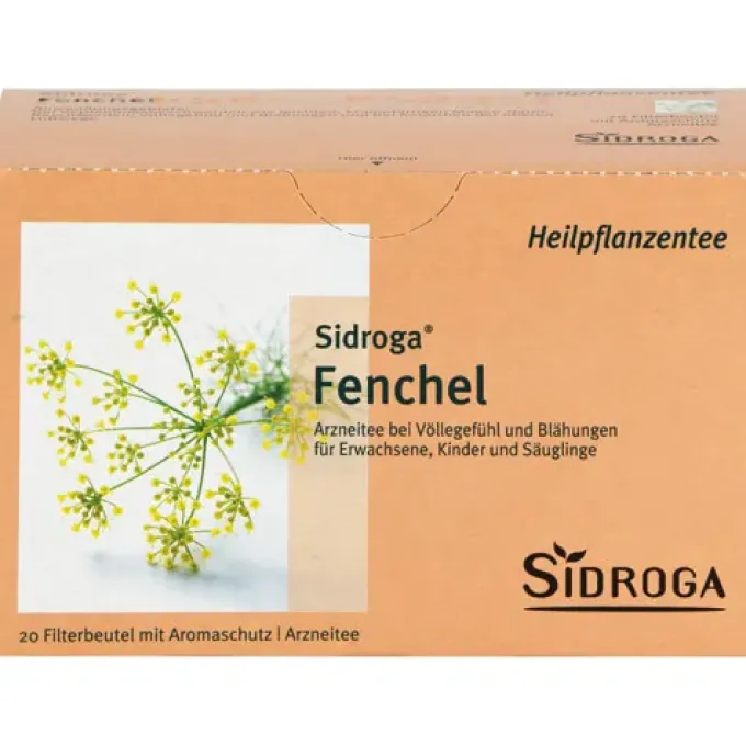 SIDROGA Fenchel Tee Filterbeutel 20X2,0 g
