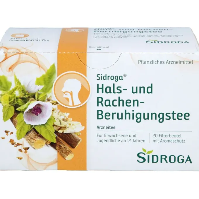 SIDROGA Hals- und Rachen-Beruhigungstee Filterbtl. 20X1,75 g