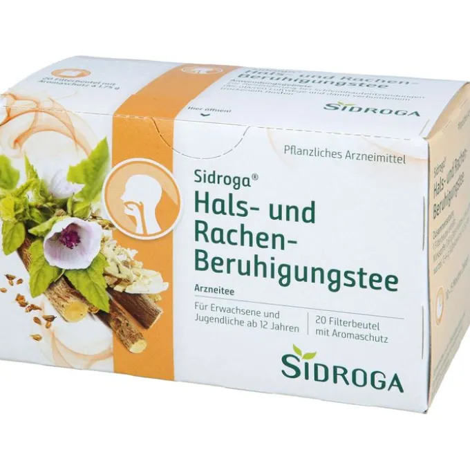 SIDROGA Hals- und Rachen-Beruhigungstee Filterbtl. 20X1,75 g