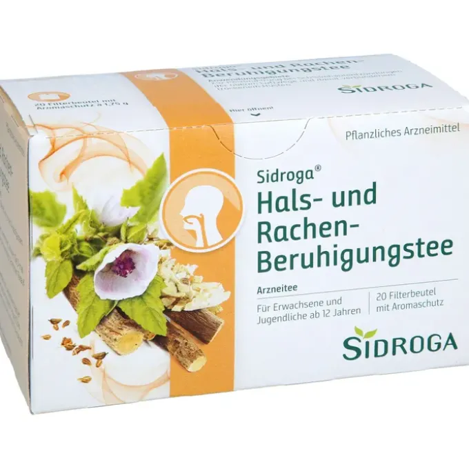 SIDROGA Hals- und Rachen-Beruhigungstee Filterbtl. 20X1,75 g