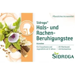 SIDROGA Hals- und Rachen-Beruhigungstee Filterbtl. 20X1,75 g