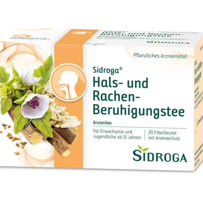 SIDROGA Hals- und Rachen-Beruhigungstee Filterbtl. 20X1,75 g