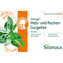 SIDROGA Hals- und Rachen-Gurgeltee Filterbeutel 20X2,5 g