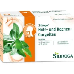 SIDROGA Hals- und Rachen-Gurgeltee Filterbeutel 20X2,5 g
