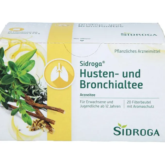 SIDROGA Husten- und Bronchialtee Filterbeutel 40 g
