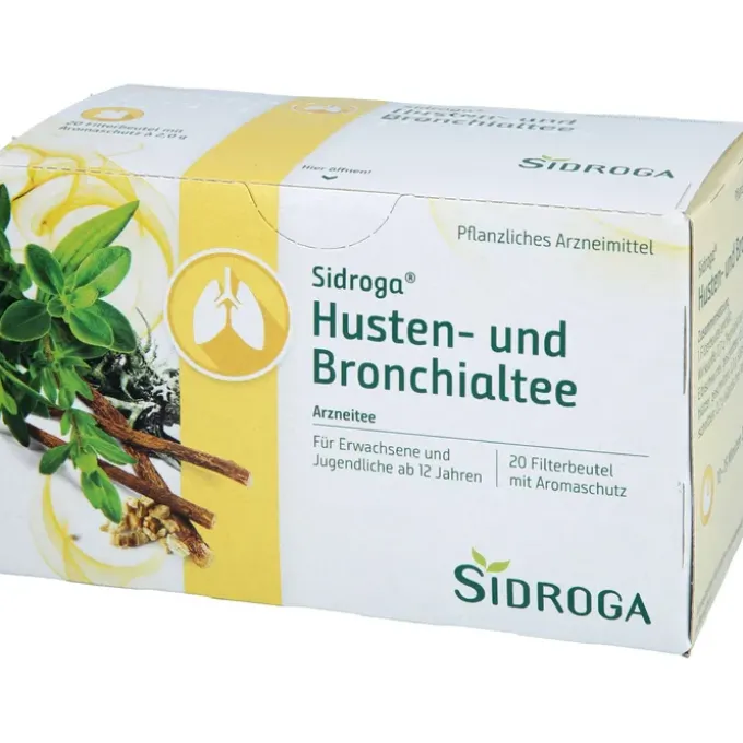 SIDROGA Husten- und Bronchialtee Filterbeutel 40 g