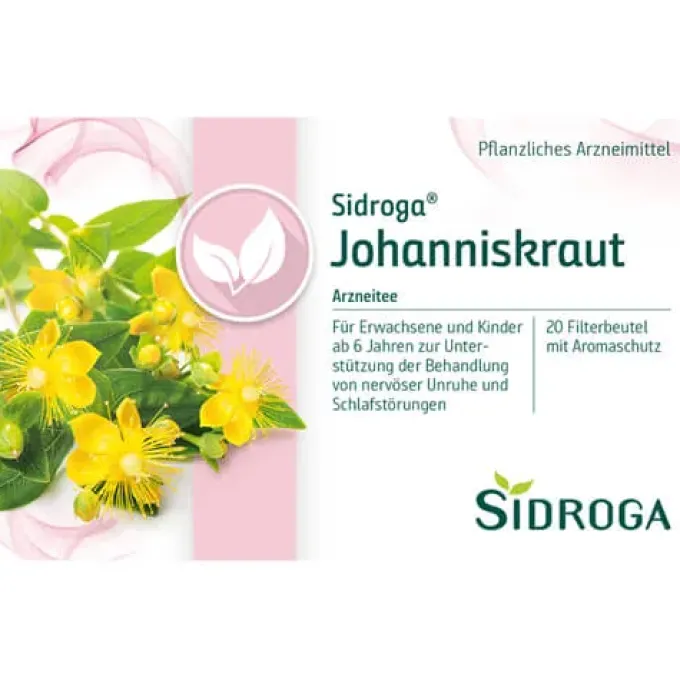SIDROGA Johanniskraut Tee Filterbeutel 35 g