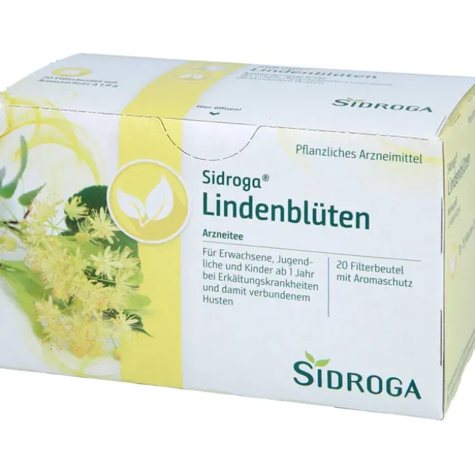 SIDROGA Lindenblüten Tee Filterbeutel 20X1,8 g