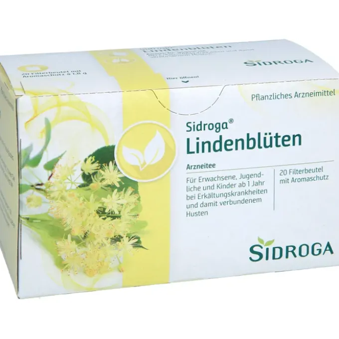 SIDROGA Lindenblüten Tee Filterbeutel 20X1,8 g