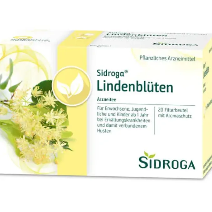 SIDROGA Lindenblüten Tee Filterbeutel 20X1,8 g