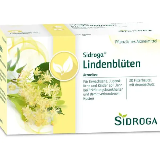 SIDROGA Lindenblüten Tee Filterbeutel 20X1,8 g