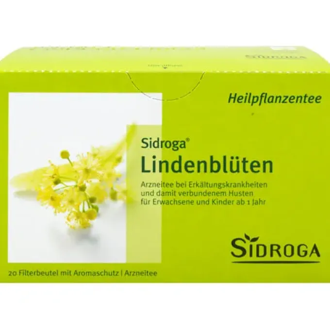 SIDROGA Lindenblüten Tee Filterbeutel 20X1,8 g