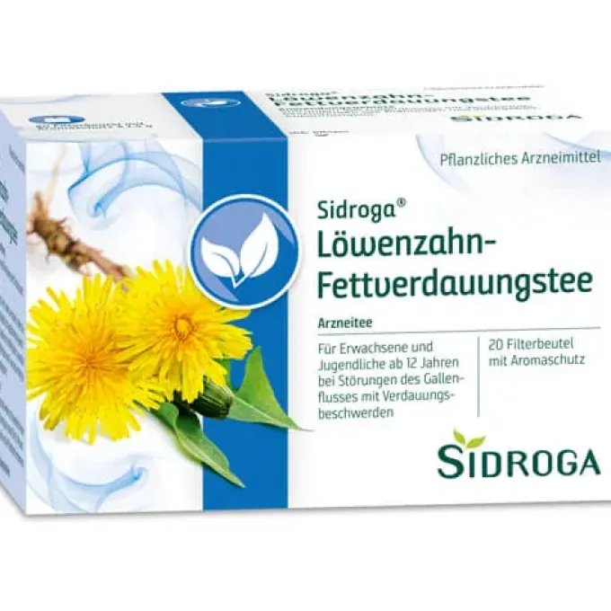 SIDROGA Löwenzahn Tee Filterbeutel 20X1,5 g