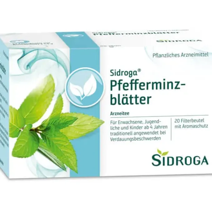SIDROGA Pfefferminzblätter Tee Filterbeutel 30 g