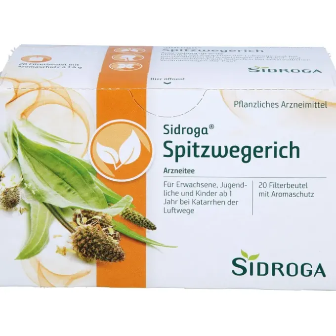 SIDROGA Spitzwegerich Tee Filterbeutel 28 g