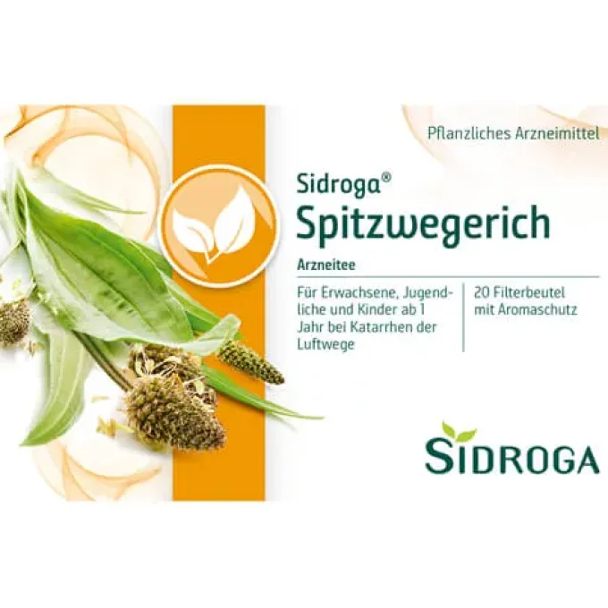 SIDROGA Spitzwegerich Tee Filterbeutel 28 g