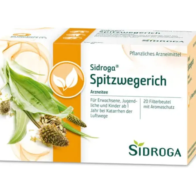 SIDROGA Spitzwegerich Tee Filterbeutel 28 g