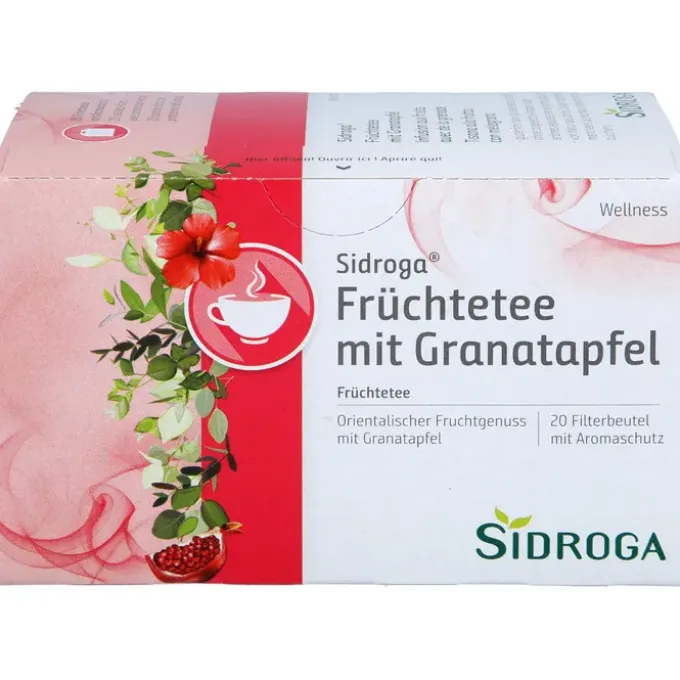 SIDROGA Wellness Früchtetee m.Granatapfel Filterb. 20 Stück
