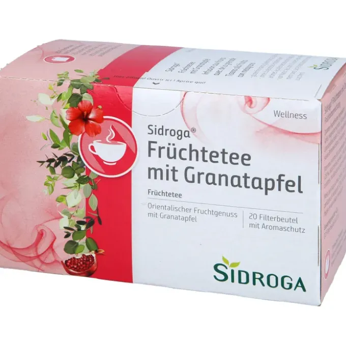 SIDROGA Wellness Früchtetee m.Granatapfel Filterb. 20 Stück