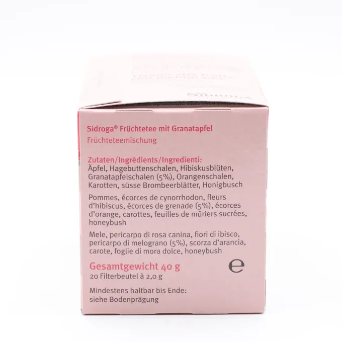 SIDROGA Wellness Früchtetee m.Granatapfel Filterb. 20 Stück