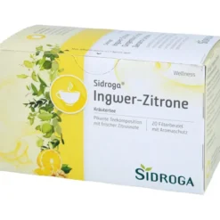 SIDROGA Wellness Ingwer-Zitrone Tee Filterbeutel 20 Stück