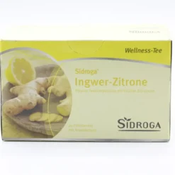 SIDROGA Wellness Ingwer-Zitrone Tee Filterbeutel 20 Stück