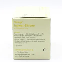 SIDROGA Wellness Ingwer-Zitrone Tee Filterbeutel 20 Stück