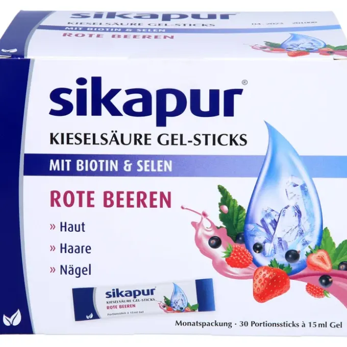 SIKAPUR Kieselsäure Gel-Sticks rote Beeren 30 Stück