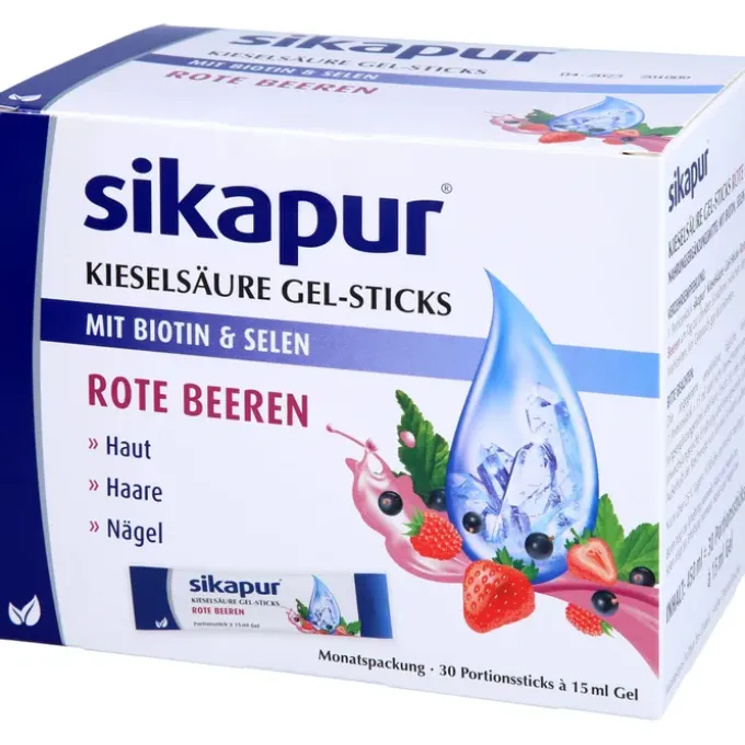 SIKAPUR Kieselsäure Gel-Sticks rote Beeren 30 Stück