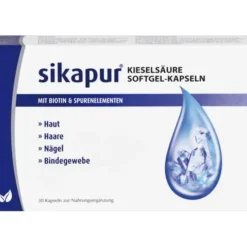 SIKAPUR Kieselsäure Softgel-Kapseln mit Biotin 30 Stück