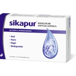 SIKAPUR Kieselsäure Softgel-Kapseln mit Biotin 30 Stück