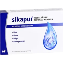 SIKAPUR Kieselsäure Softgel-Kapseln mit Biotin 30 Stück