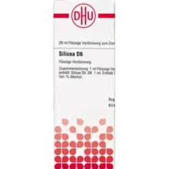 SILICEA D 6 Dilution 20 ml