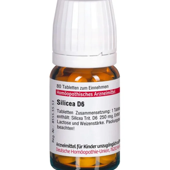 SILICEA D 6 Tabletten 80 St