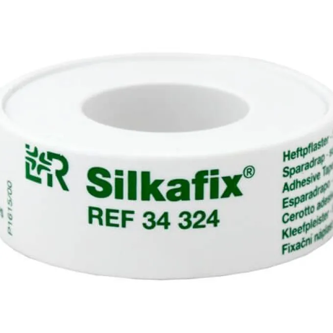 SILKAFIX Heftpfl.1,25 cmx5 m Kunststoff Spule 1 St