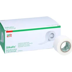 SILKAFIX Heftpfl.2,5 cmx5 m Pappkern 12 St