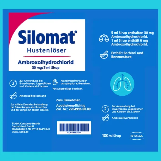 SILOMAT Hustenlöser Ambroxolhydrochlorid 30mg/5ml 100 ml