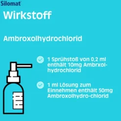 SILOMAT Hustenlöser Ambroxol 10mg/Sprü.Lsg.z.Einn. 13 ml