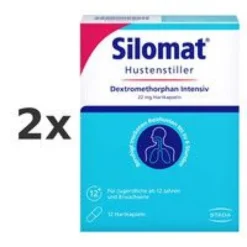 SILOMAT Hustenstiller Dextromethorphan Intensiv Set 2x 12St
